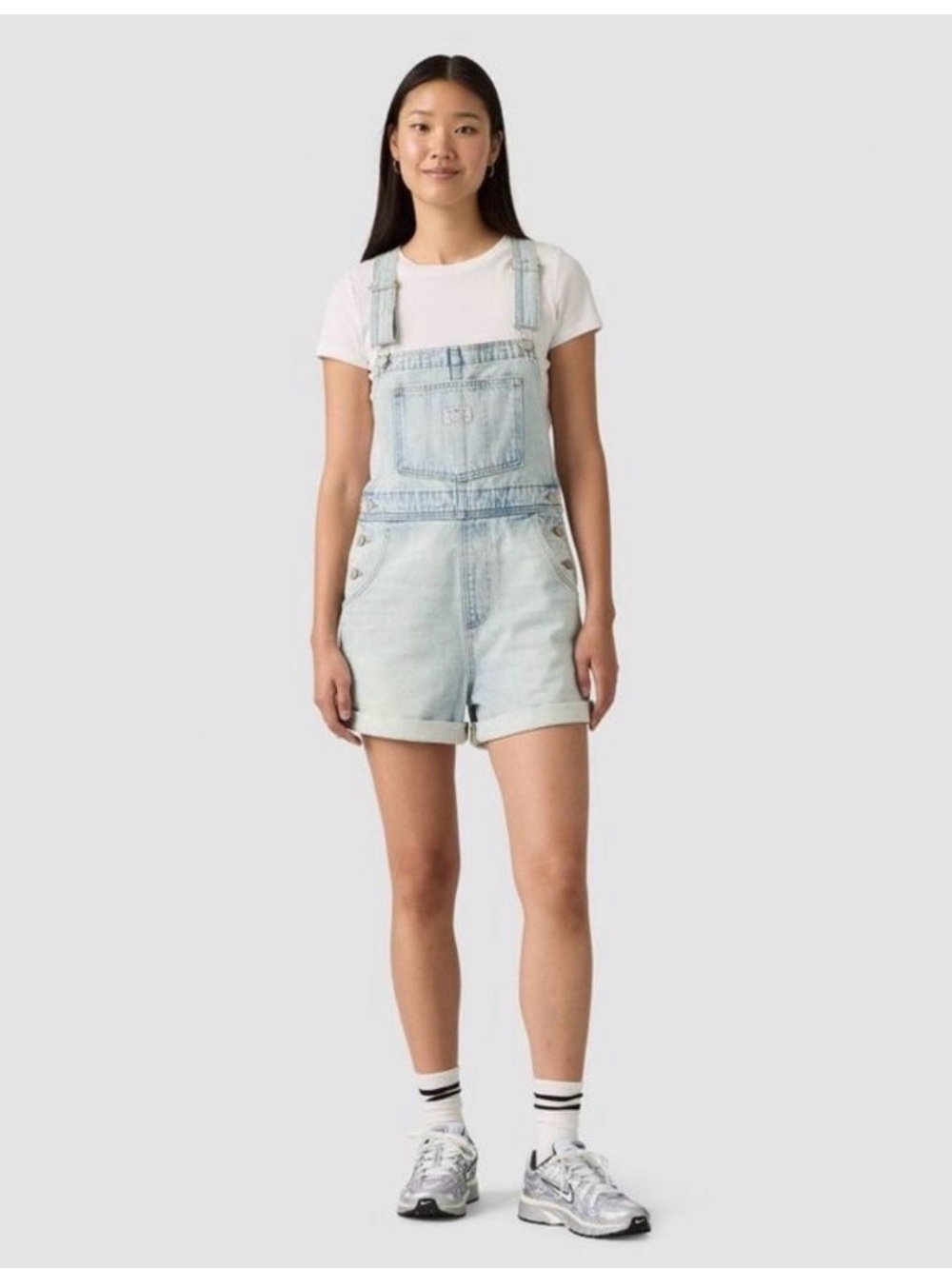 Levi's Light Wash Shortalls
Abraided Art